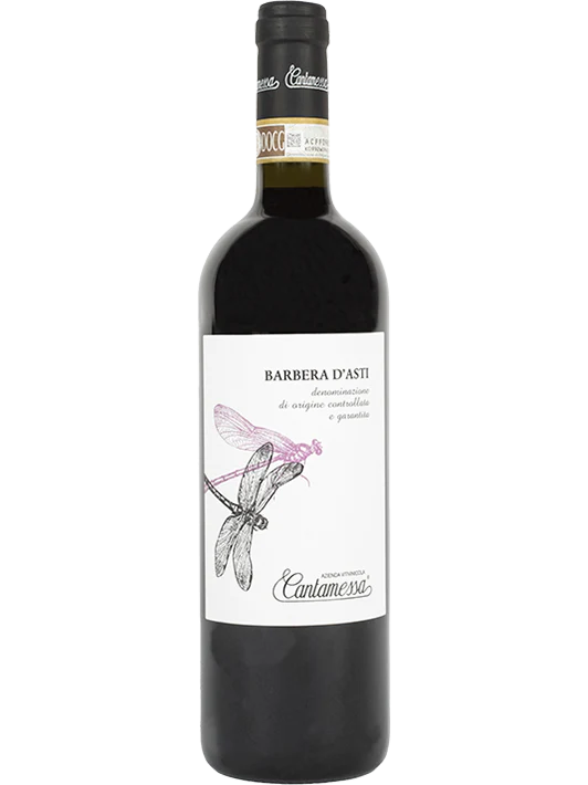 Barbera d'Asti 2023 - CANTAMESSA - vin rouge fruité et soyeux